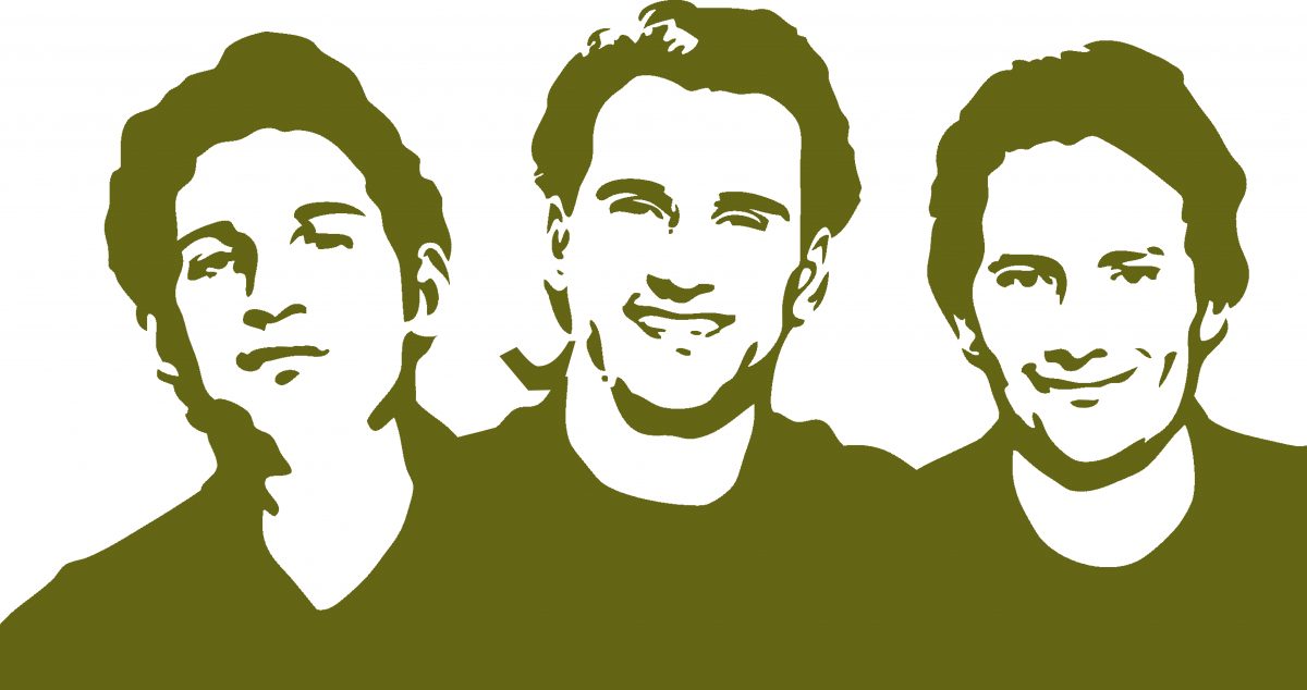 Die drei Tykesson Brüder stilisiert 